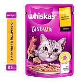 Корм Whiskas Tasty Mix ягненок и индейка для котов 85г