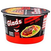 Лапша Glads Говядина и томатный соус с базиликом 85г