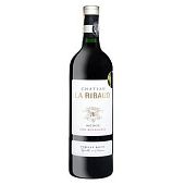 Вино Chateau la Ribaud AOC Crus Bourgeois 2014 красное сухое 13% 0,75л