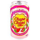 Напиток газированный Chupa Chups Клубника со сливками 0,345л