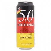 Пиво 5.0 Original Craft светлое 5% 0,5л