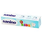 Зубная паста детская Sanino Бережная забота 75мл