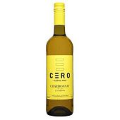 Напіиток винный Cero Chardonnay белый сухой безалкогольный 0% 0,75л