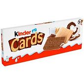 Печенье Kinder Cards 128г