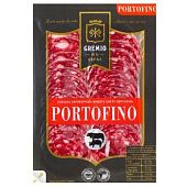 Колбаса Gremio de la carne Portofino сырокопченая нарезка 75г