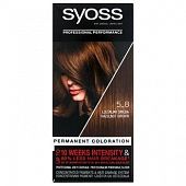 Стойкая краска для волос Syoss 5-8 Ореховый Светло-каштановый 115мл