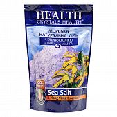 Соль морская для ванн Сrystals Health с эфирным маслом иланг-иланг 500г