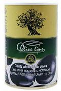 Маслины черные Olive Line с косточкой 420г
