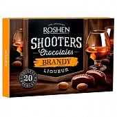 Конфеты Roshen Shooters шоколадные с бренди-ликером 150г