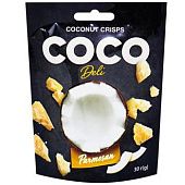 Чипсы кокосовые Coco Deli соленые с сыром пармезан 30г