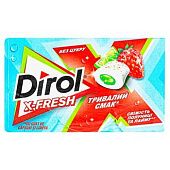 Жевательная резинка Dirol X-Fresh клубника-лайм 19,5г