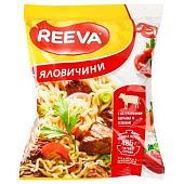 Лапша Reeva со вкусом говядины 85г