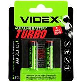 Батарейки Videx Alkaline Turbo AAА LR03 1.5V