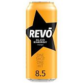 Напиток слабоалкогольный Revo Alco Energy Mango энергетический 8,5% 0,5л
