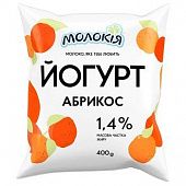 Йогурт Молокія Абрикос 1.4% 400г