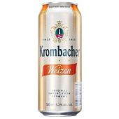 Пиво Krombacher Weizen светлое 5,3% 0,5л