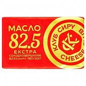 Масло Клуб Сыра Экстра сладкосливочное 82,5% 180г