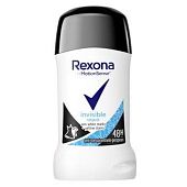 Антиперспирант твердый Rexona Invisible Aqua 50мл