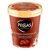 Мороженое Pegas Premium Бельгийский шоколад 390г