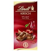 Шоколад молочный Lindt с ликером Kirsch 100г