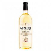 Вино Gudauri Алазанская долина белое полусладкое 9-13% 1,5л
