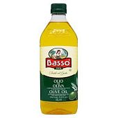 Масло оливковое Basso рафинированное и первого прессования 1л