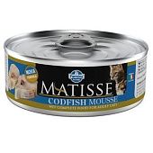 Корм влажный Farmina Matisse с треской для кошек 85г