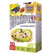 Каша овсяная Овсяночка ассорти 10 вкусов 45г х 10шт