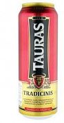 Пиво Tauras Tradicinis светлое фильтрованное 6% 0,5л