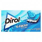 Жевательная резинка Dirol X-fresh морозная мята 13,5г