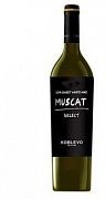 Вино Koblevo Muscat Select белое полусладкое 9,5-13% 0,75л