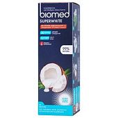 Зубная паста BioMed Superwhite Защита от бактерий и кариеса 100г