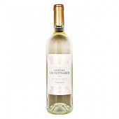 Вино Chateau les Moynards Bordeaux белое полусладкое 9-13% 0,75л