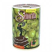 Оливки Senorita зеленые с косточкой 280г
