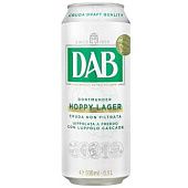 Пиво DAB Hoppy Lager светлое нефильтрованное 5% 0,5л