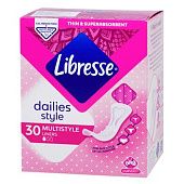 Прокладки ежедневные Libresse Dailies Style Multistyle 30шт