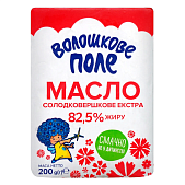 Масло Волошкове Поле Экстра сладкосливочное 82,5% 200г